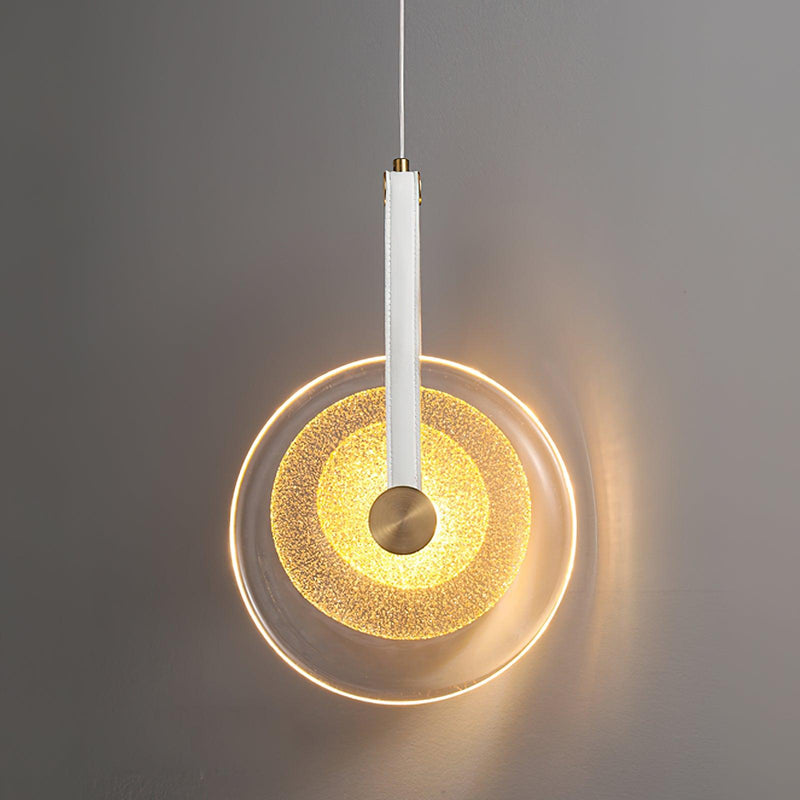 Glass Light Sheet Pendant Light