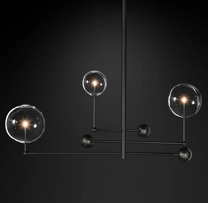 Glass Globe Mobile Chandelie