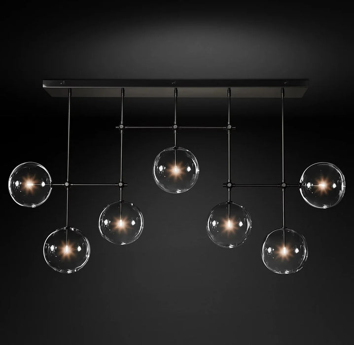 Glass Globe Mobile Chandelie