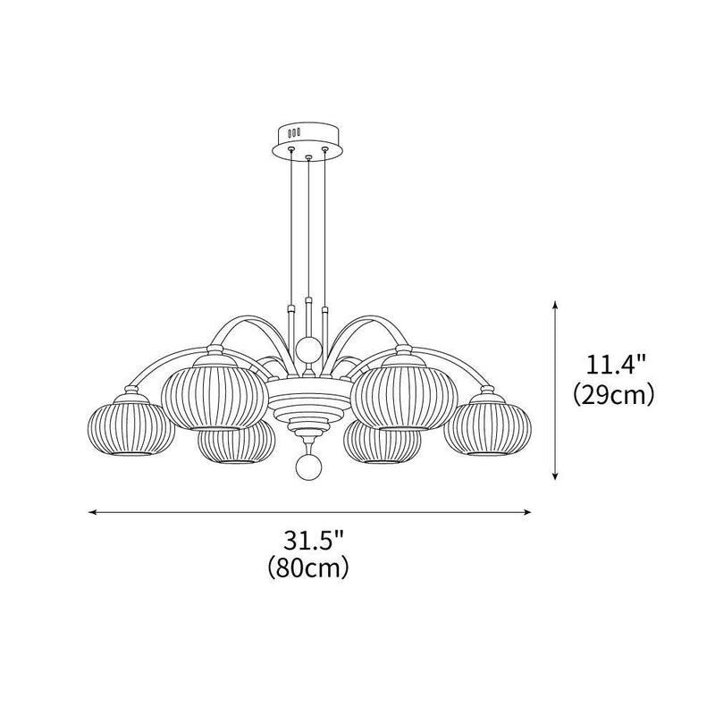 Golden Harvest Chandelier