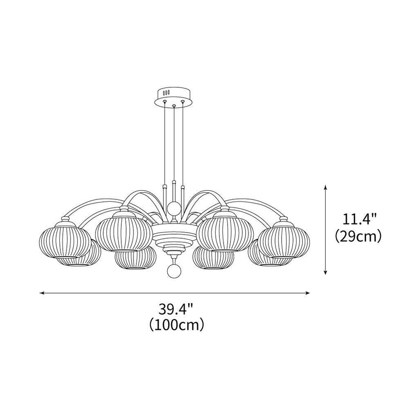 Golden Harvest Chandelier