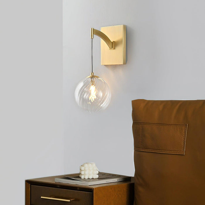 Golden Globe Wall Light 7.1"