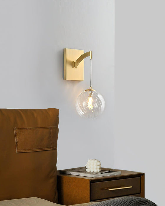 Golden Globe Wall Light 7.1"