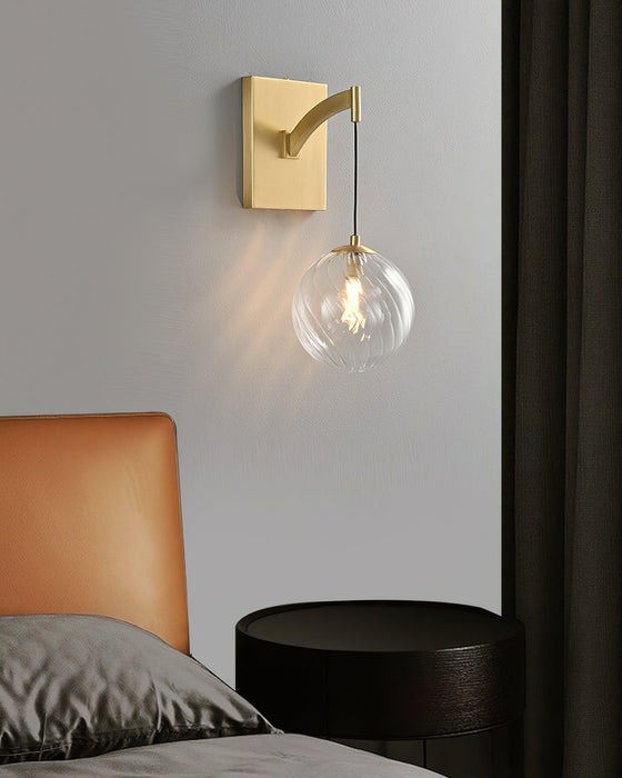 Golden Globe Wall Light 7.1"