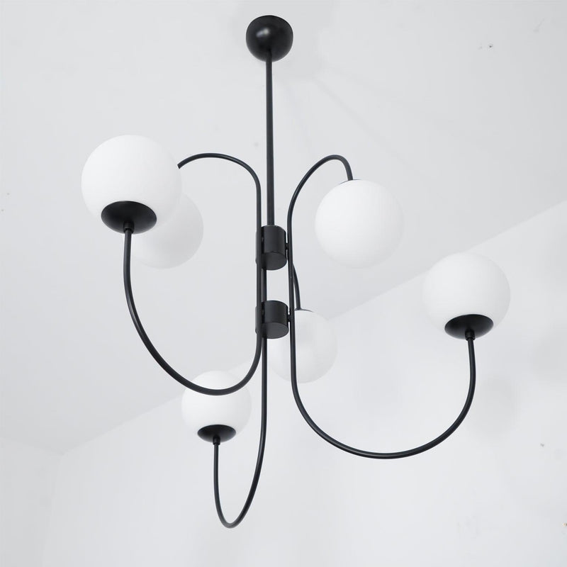 Gooseneck Chandelier 30"