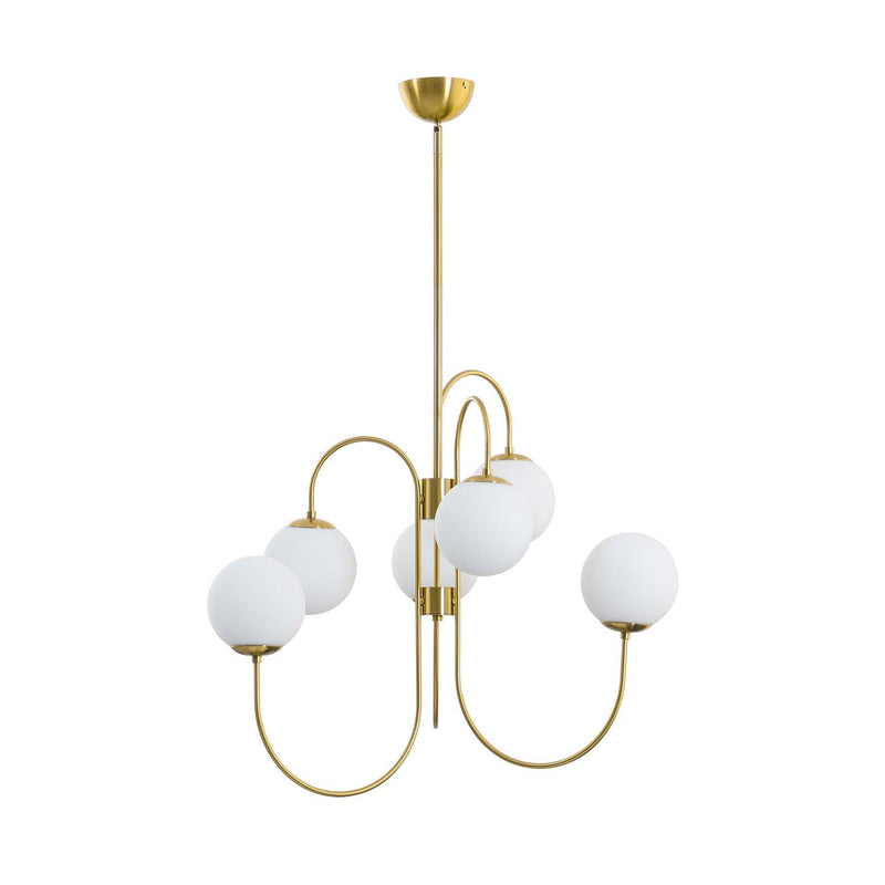 Gooseneck Chandelier 30"