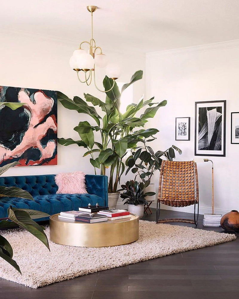 Gooseneck Chandelier 30"