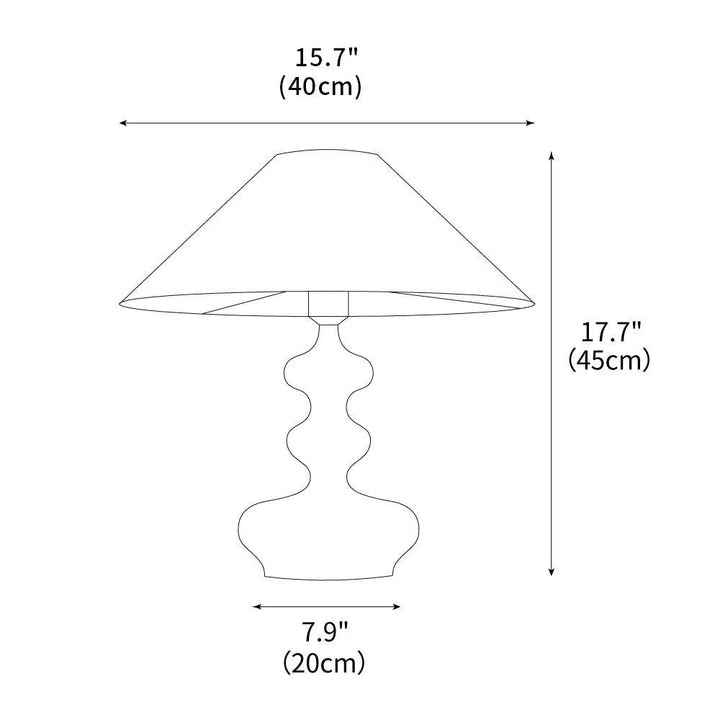 Gourd Table Lamp 15.7" – detail 3