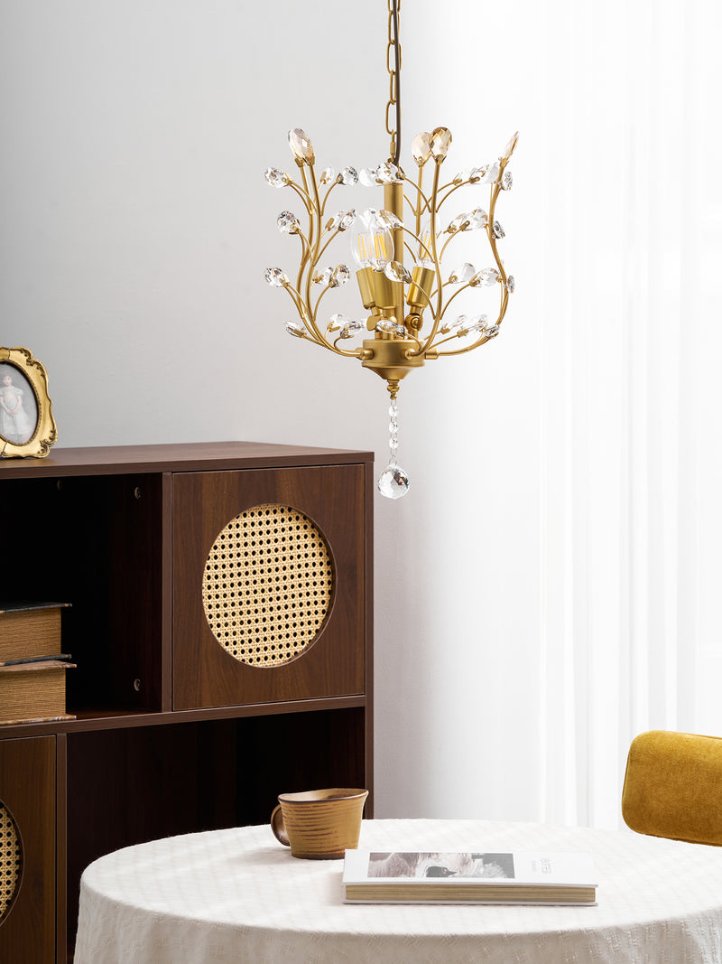 Grace Crystal Chandelier 12.6"