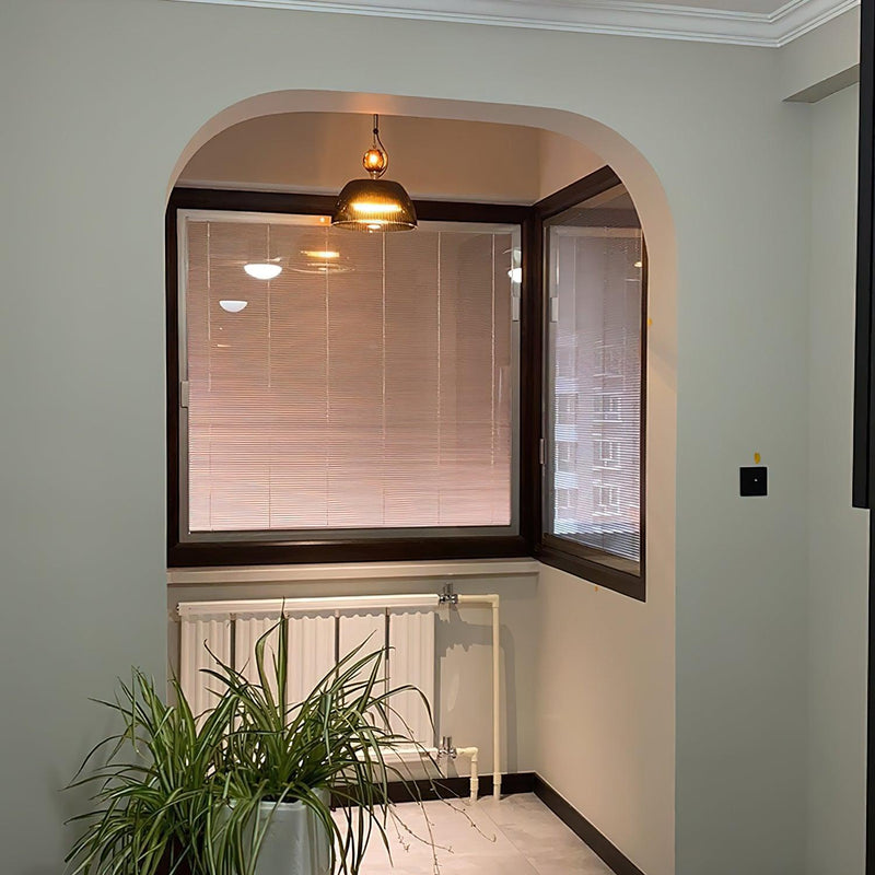 Green Glass Bowl Pendant Lamp 12.6″