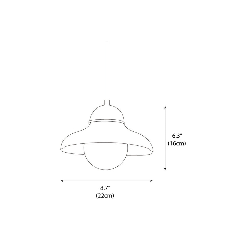 Greenfield Pendant Lamp 8.7"