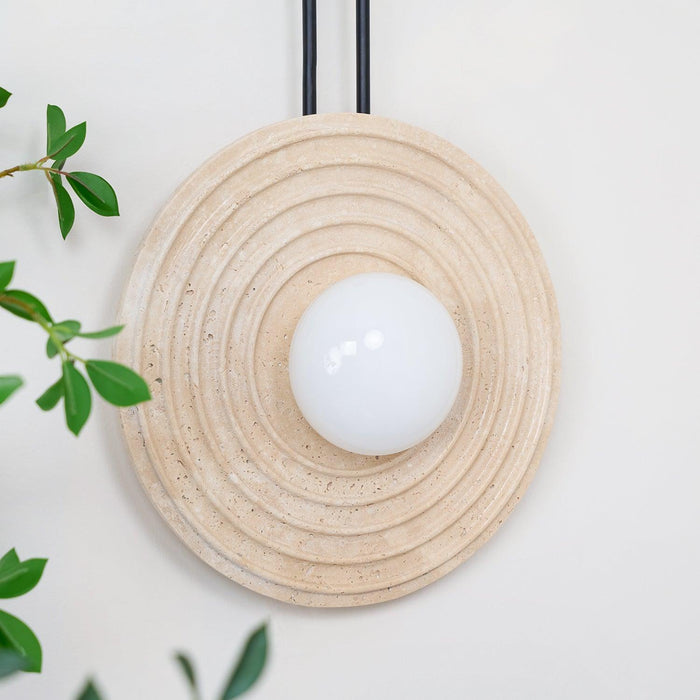 Growth Ring Wall Lamp 13"