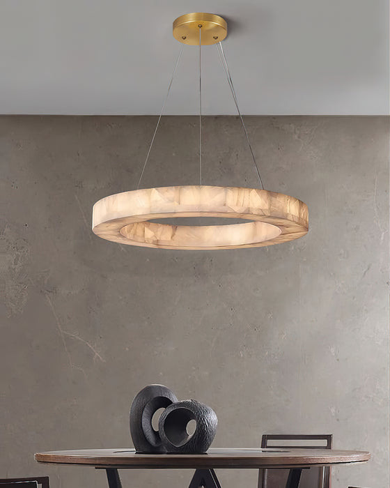 Halo Alabaster Chandelier