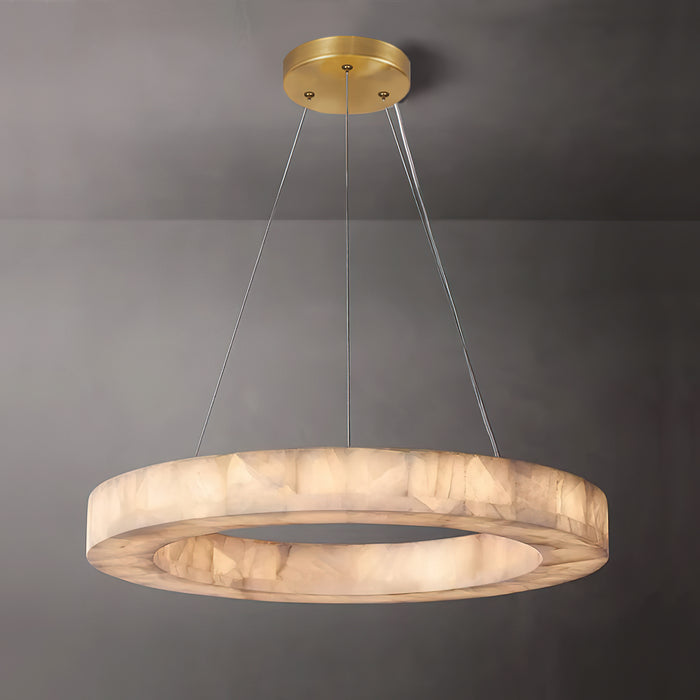 Halo Alabaster Chandelier