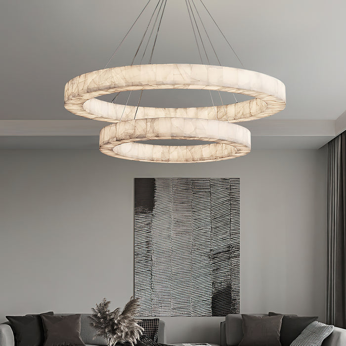 Halo Alabaster Chandelier