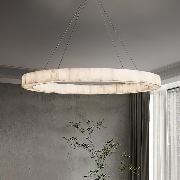 Halo Alabaster Chandelier