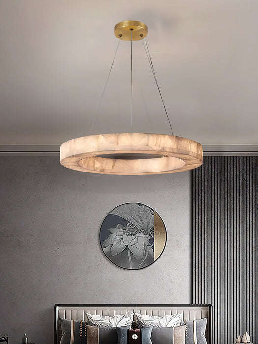 Halo Alabaster Chandelier