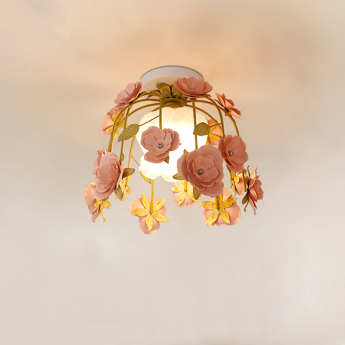 مصباح سقف معلق على شكل زهرة