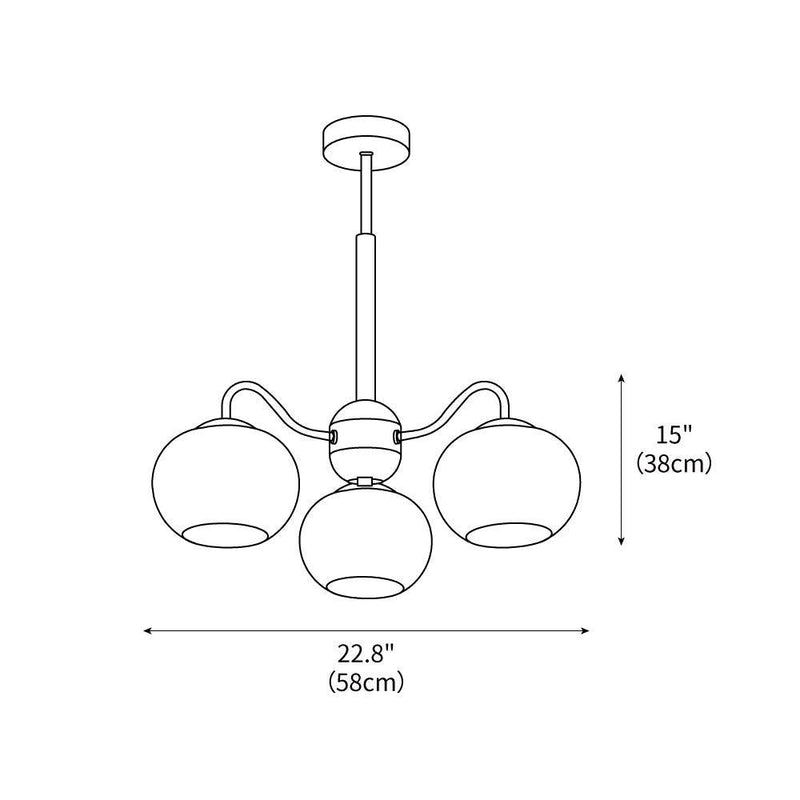 Hans Bergstrom Chandelier