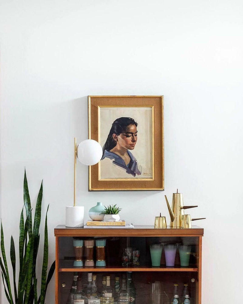 Harper Globe Table Lamp 8.7"