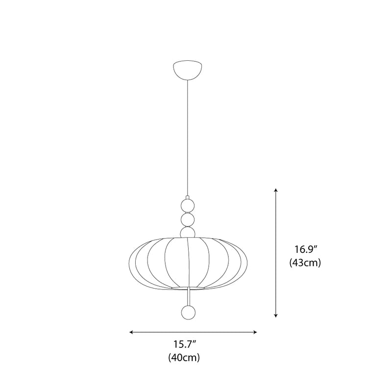 Hashira Fabric Pendant Lamp