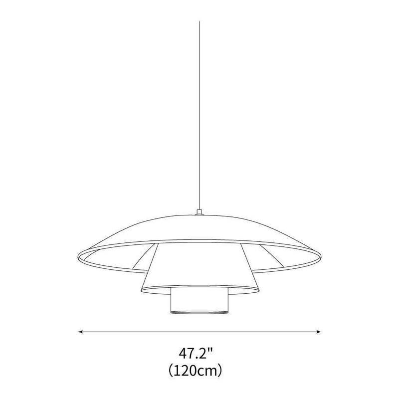 Hat Weave Rattan Pendant Lamp
