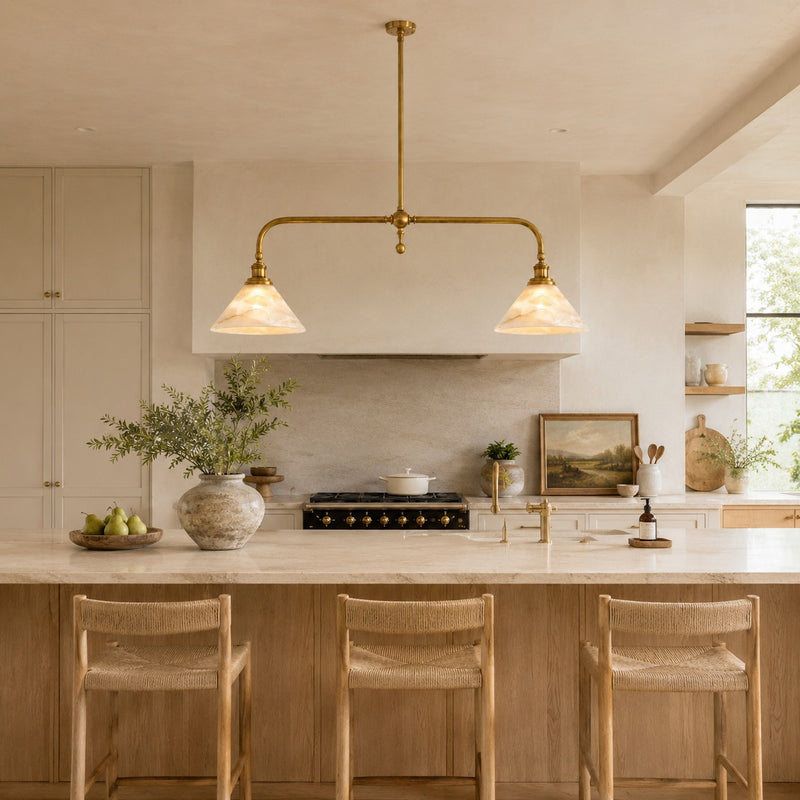 Heirloom Alabaster Chandelier