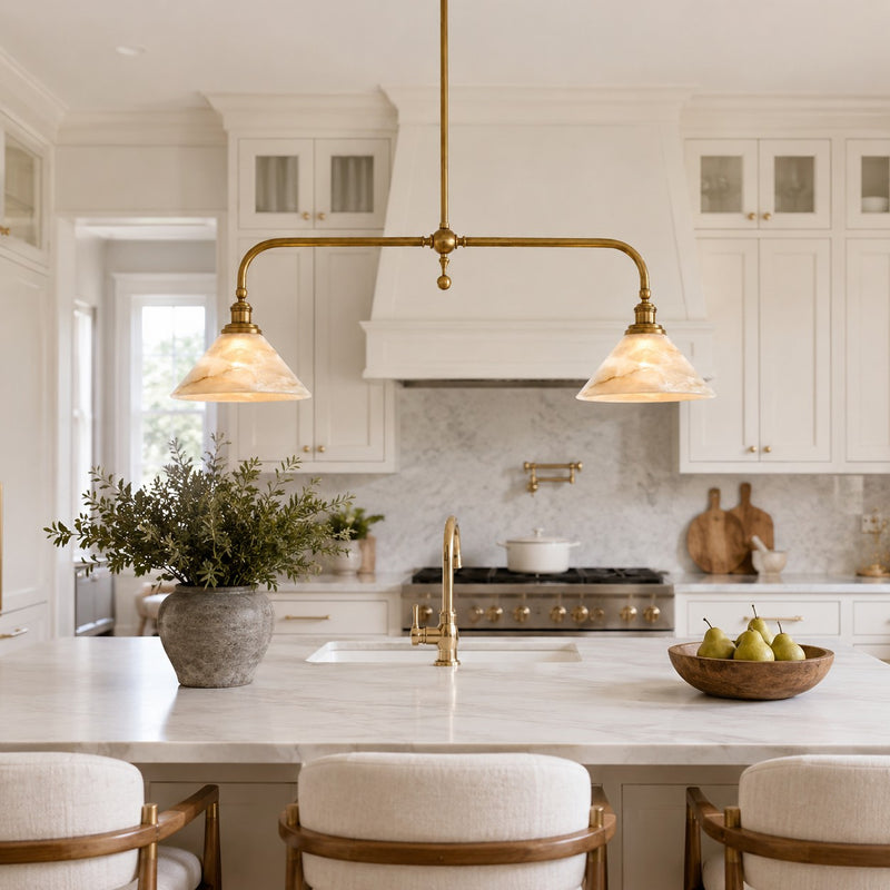 Heirloom Alabaster Chandelier
