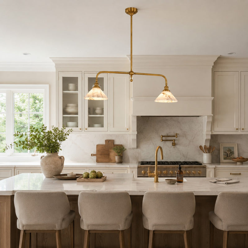 Heirloom Alabaster Chandelier