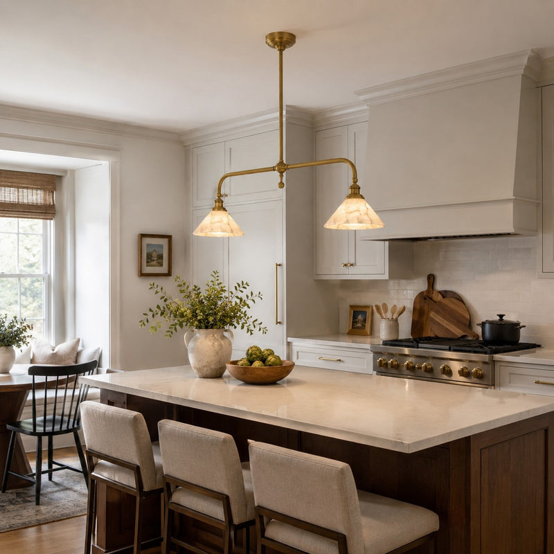 Heirloom Alabaster Chandelier
