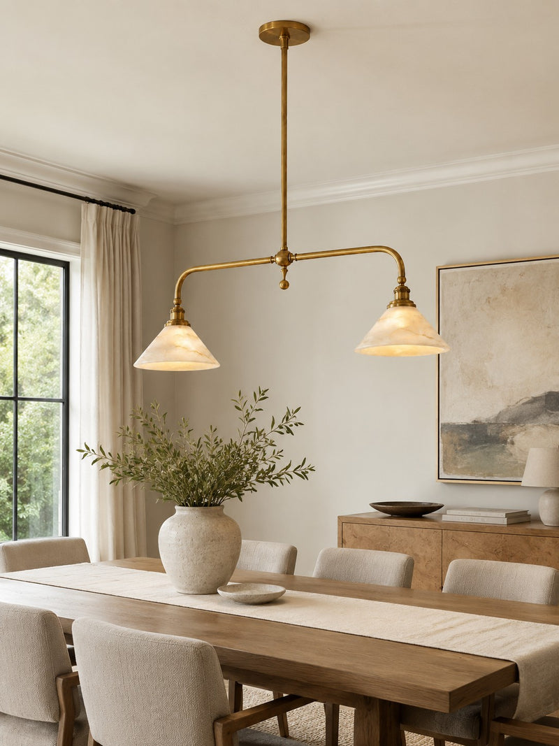 Heirloom Alabaster Chandelier