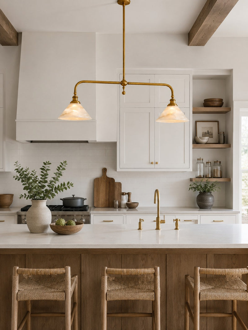 Heirloom Alabaster Chandelier