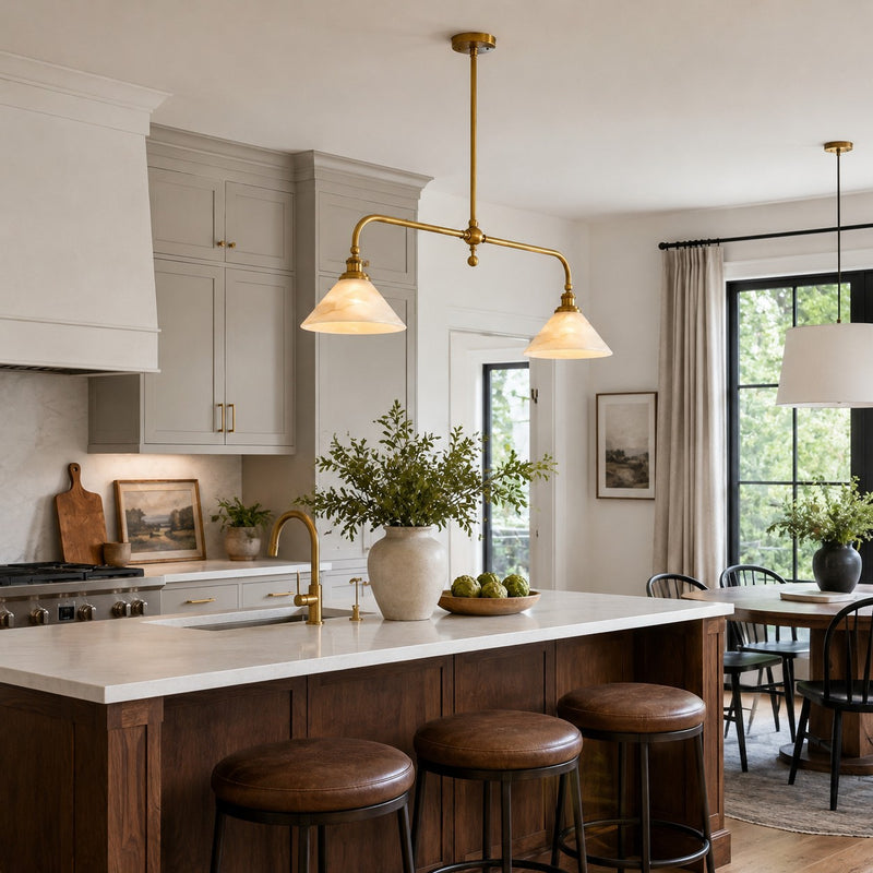 Heirloom Alabaster Chandelier