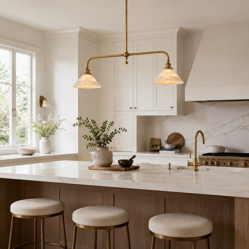 Heirloom Alabaster Chandelier