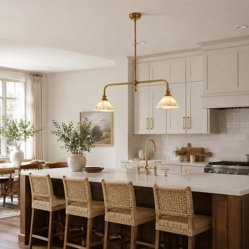 Heirloom Alabaster Chandelier