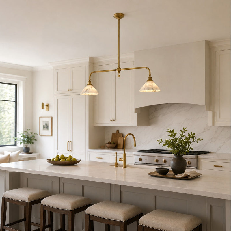Heirloom Alabaster Chandelier