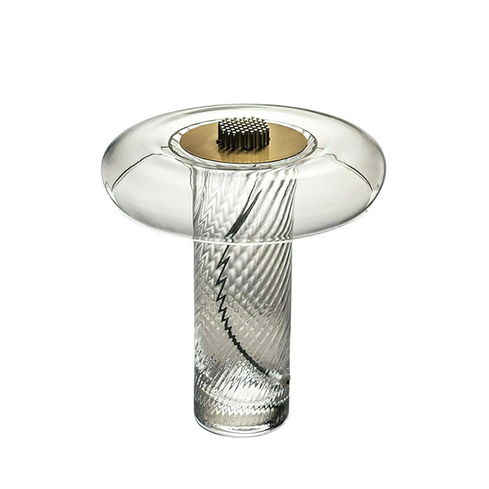 Helix Glass Table Lamp 13.4"