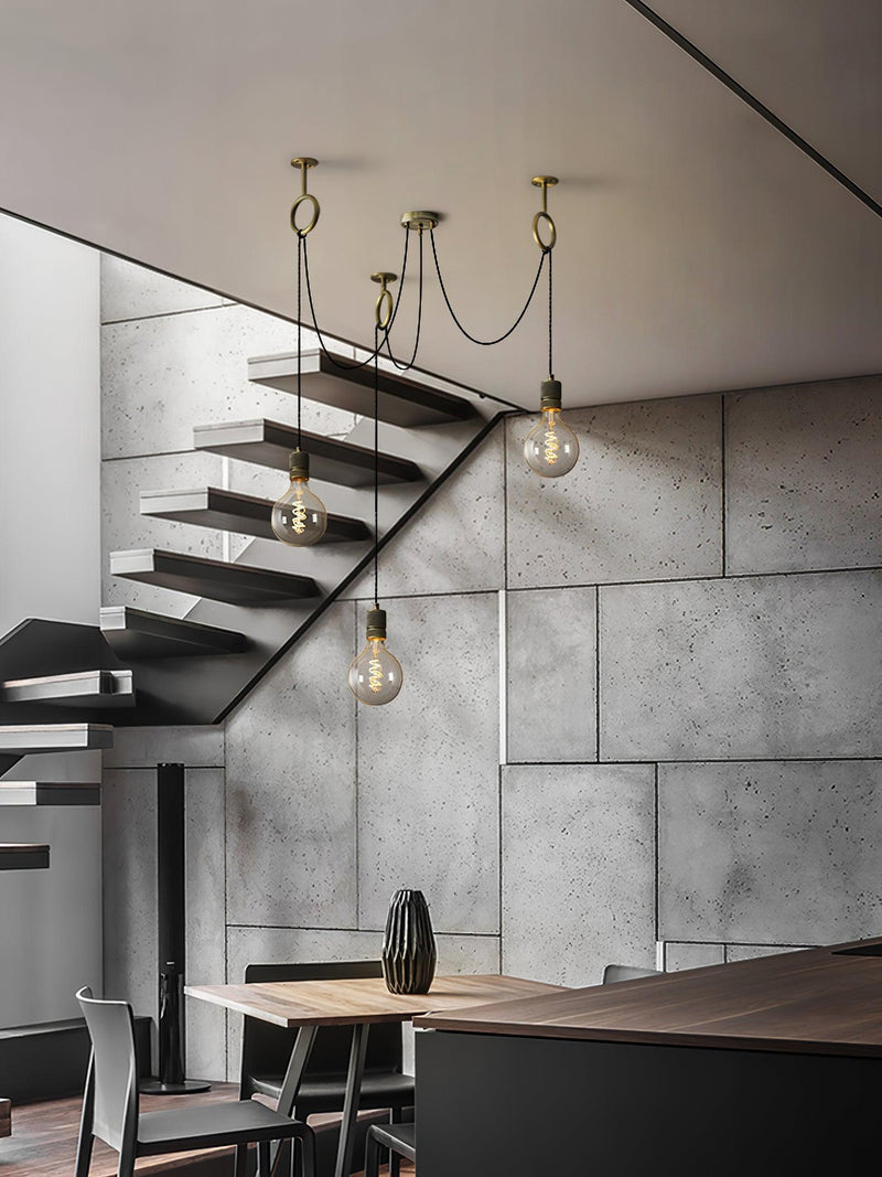 Industrial Spider Chandelier