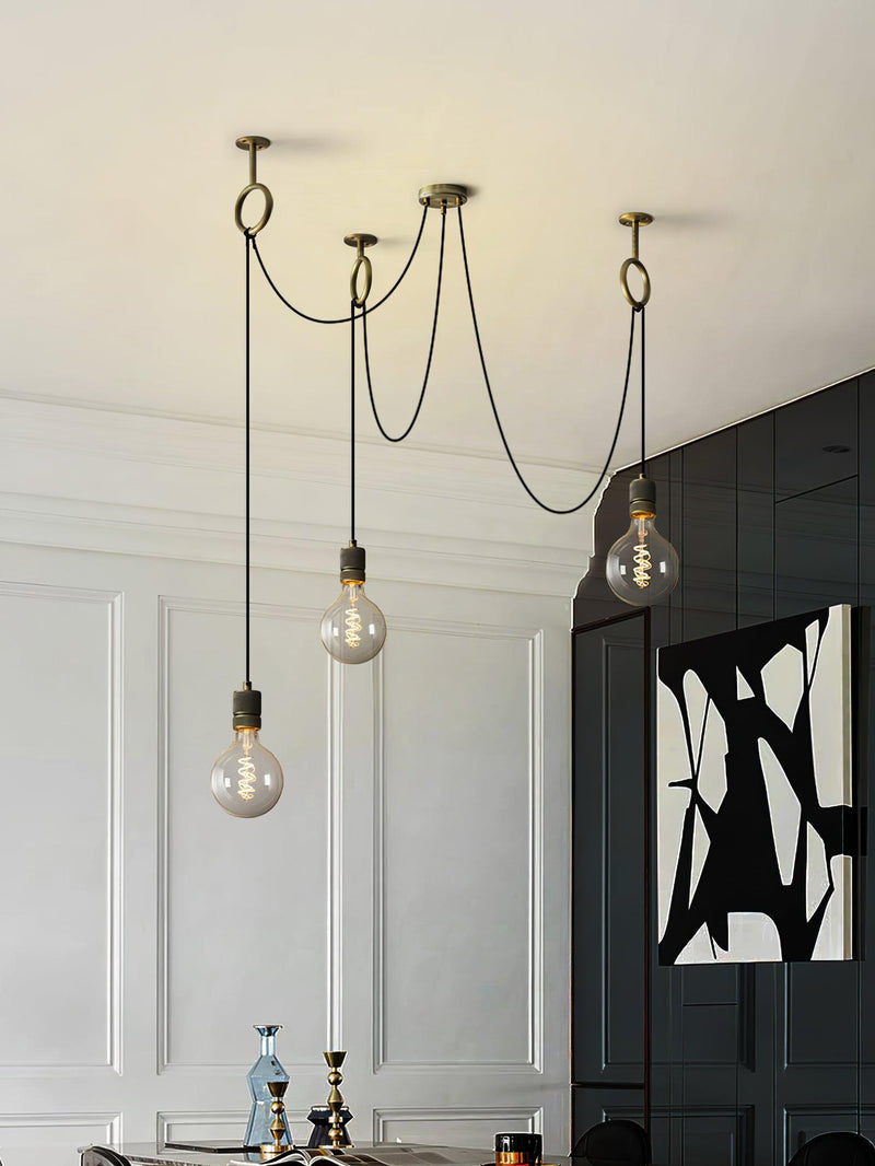 Industrial Spider Chandelier