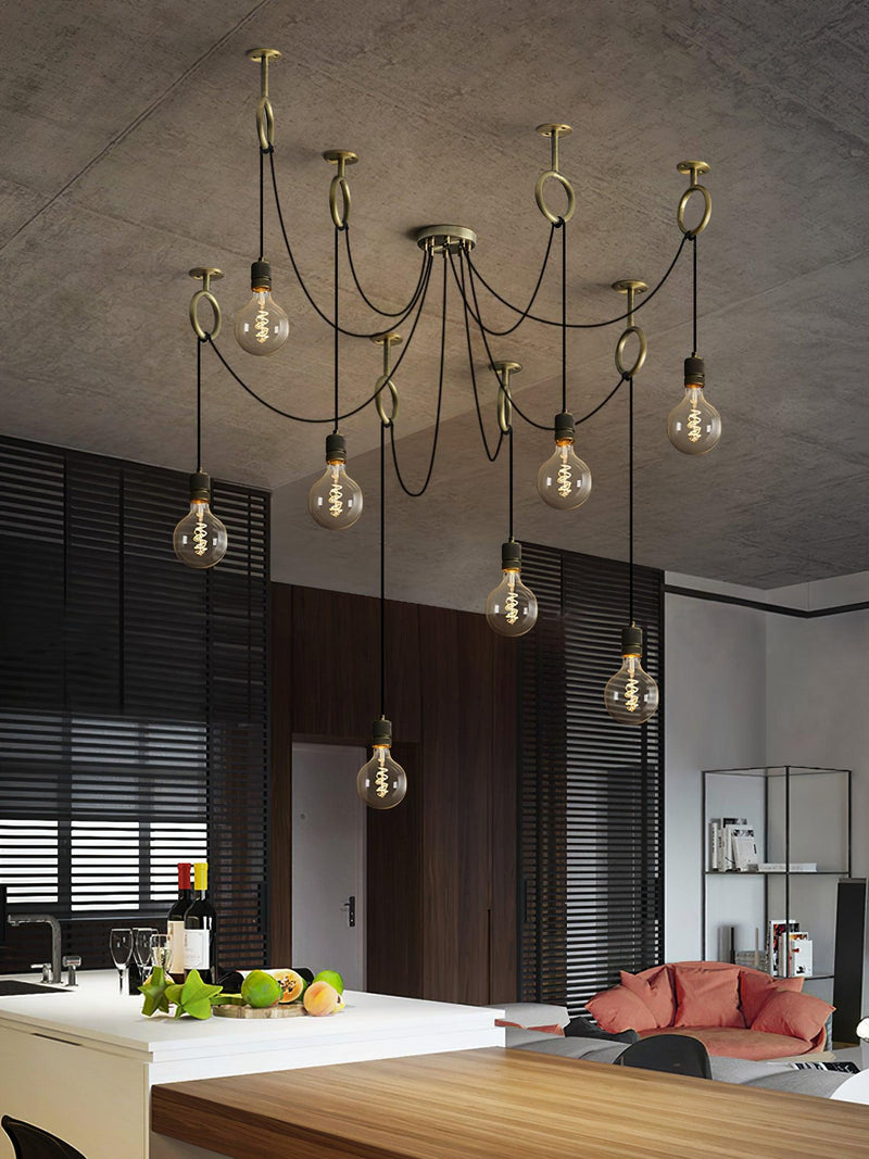 Industrial Spider Chandelier