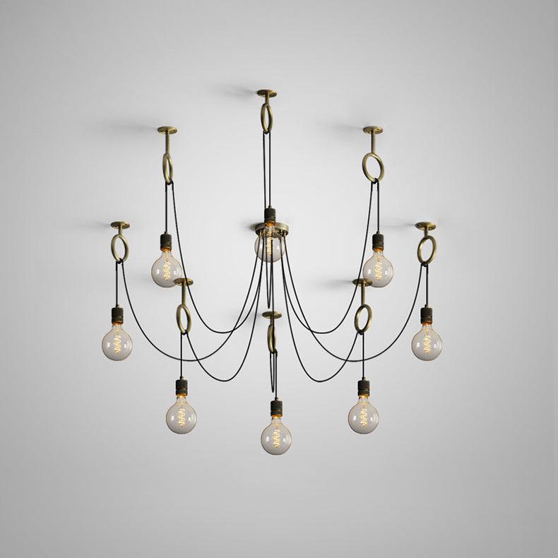 Industrial Spider Chandelier