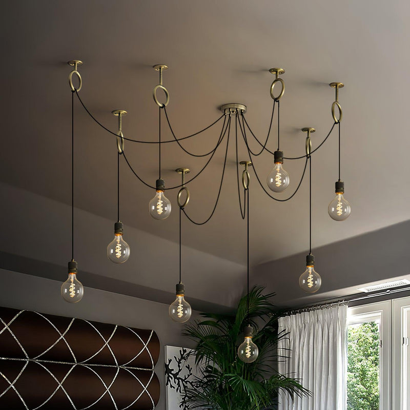 Industrial Spider Chandelier