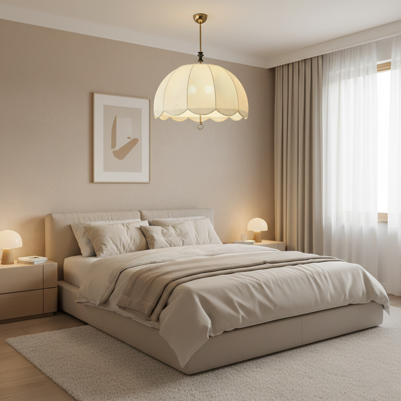 Ivory Bloom Pendant Light