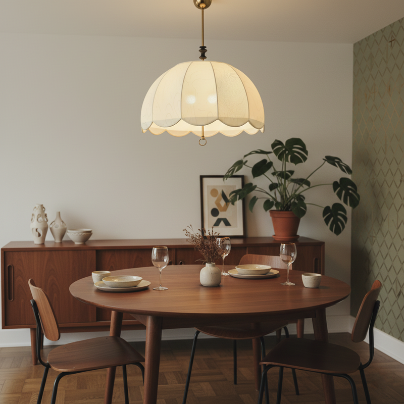 Ivory Bloom Pendant Light