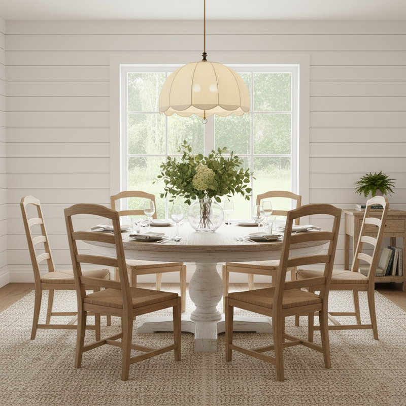 Ivory Bloom Pendant Light