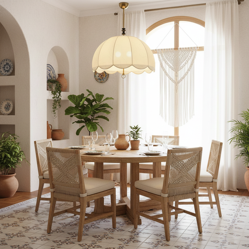 Ivory Bloom Pendant Light