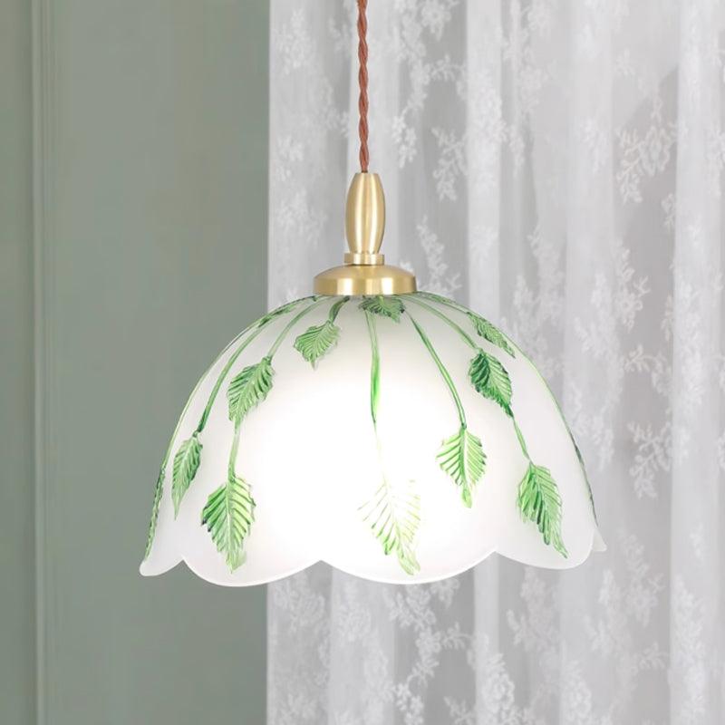 Ivy Leaf Pendant Lamp 11"