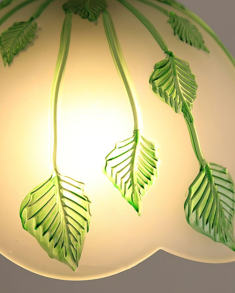 Ivy Leaf Pendant Lamp 11"