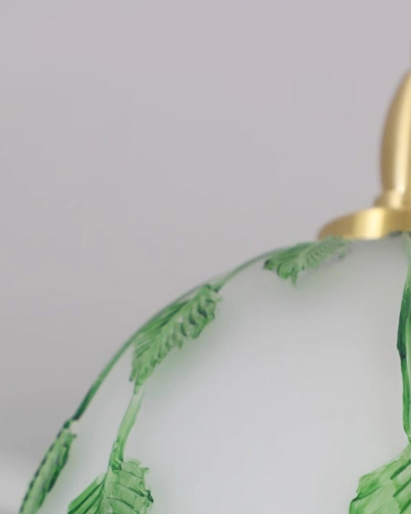 Ivy Leaf Pendant Lamp 11"