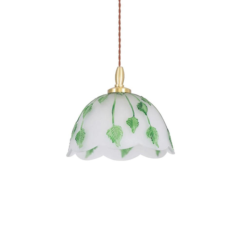 Ivy Leaf Pendant Lamp 11"
